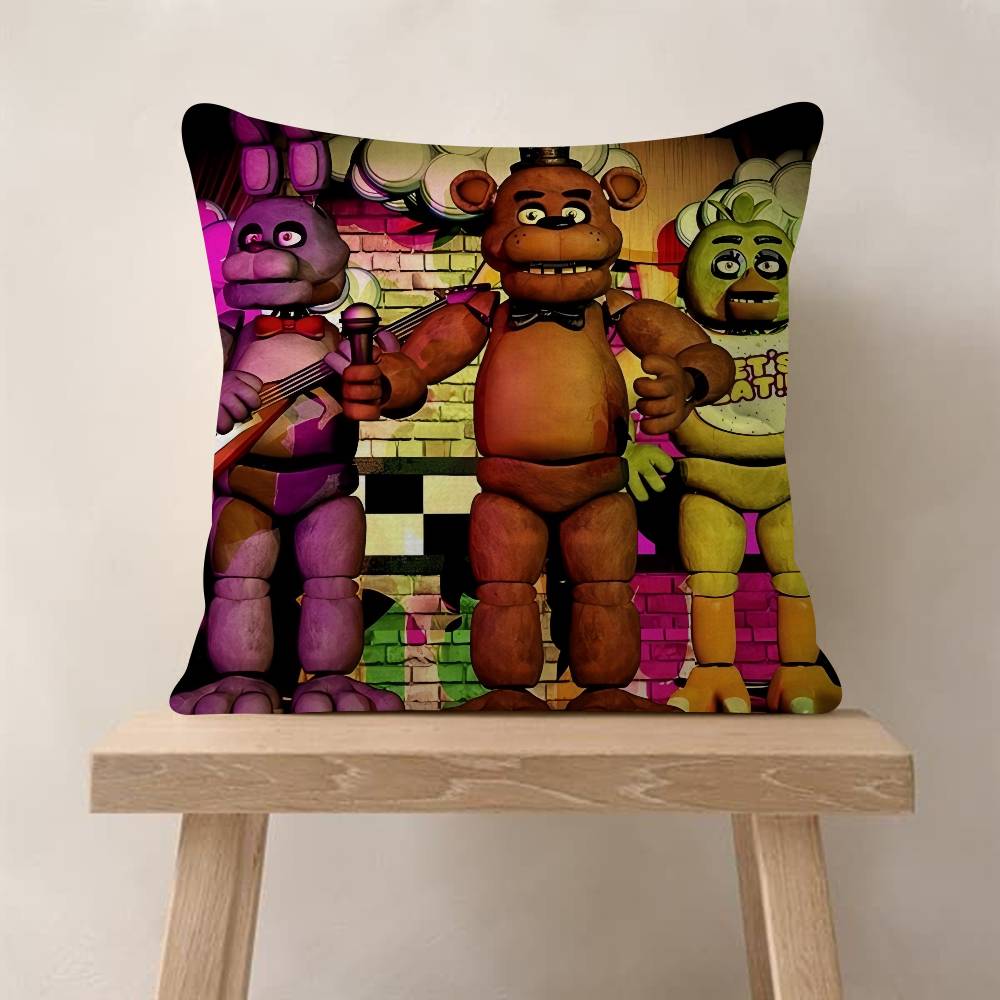 Personalized Pillow Dust Cover Bedroom Kids Party Decoration Pillowcase Birthday Gift Fnaf Anime Five-nights-At-Freddys