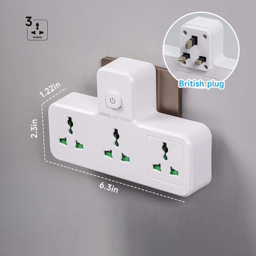 6-in-1 Cube Electrical Extender Outlet Power Adaptor Household Multi Plug Extension SocketPD3.0 20W USB Wall Charger