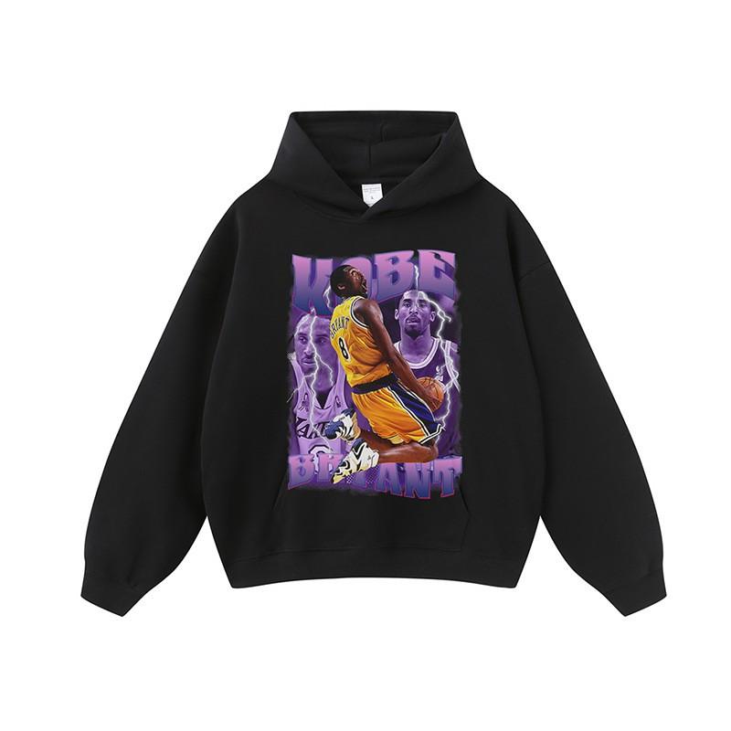 Unisex Streetwear Hoodie With Vintage Washed Graphic Print Loose Fit Cotton Long Sleeve Pullover
