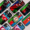 Azerbaijan Azerbaijani Flag National Magnetic Phone Case For iPhone 17 Air 16 14 13 12 Pro Max 15 Plus Wireless MagSafe Cover