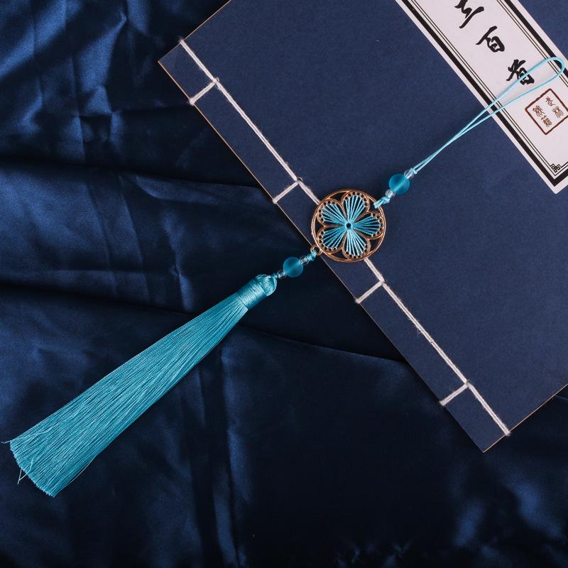 Full Bloom Round Moon Tassel DIY Handmade Hanfu Bag Pendant Cheongsam Ornament