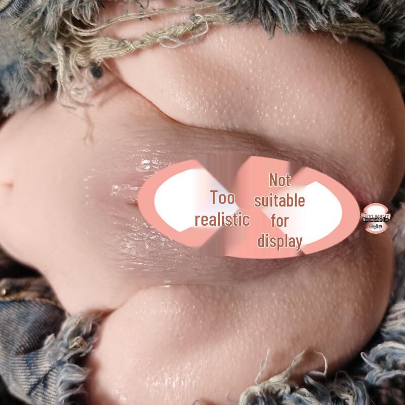 Coppa Masturbatore Adulto Realistica Glutei Femminili a Doppio Foro