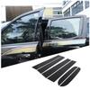 Black PC Window Center Column Pillar Sticker Trim for Ford Ranger 2015-21 US