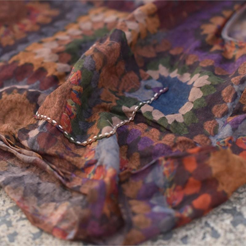 Johnature Frauen Sommer Ramie Tank Tops Oansatz Druck Floral Hohe Qualität Frauen Kleidung Taschen Weibliche Tank