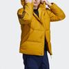Adidas Puffy Down Jacket with Hood Men Outerwear Yellow H20757