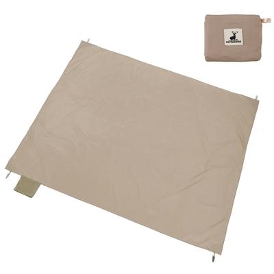 Captain Stag Picnic Pocket Picnic Sheet with Retractable (CAPTAIN STAG) Sheet, Pegs, Medium, Khaki, UB-3083