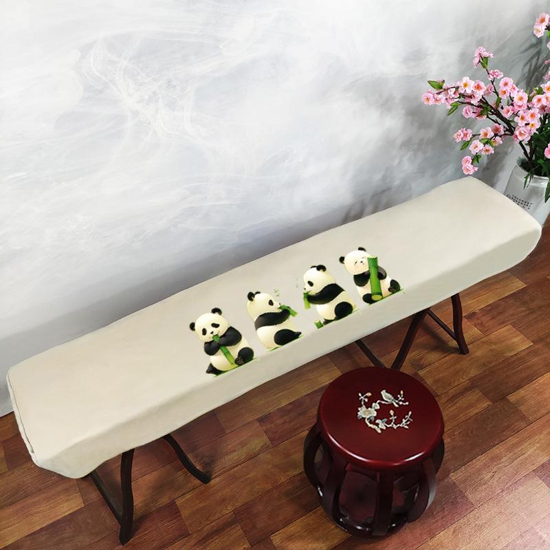161-165cm Waterproof Guzheng Cover Chinese Ancient Style Dust Cover Edge Classical Literary Piano Organ Keyboard Furniture Cover