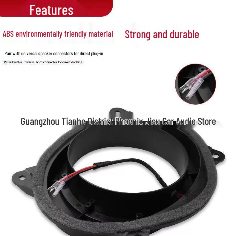 Camry/Avalon Front Door Speaker Gasket: 6x9 To 6.5 Inch Non-Destructive Audio Upgrade