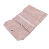 Knitting Needle Storage Bag PU 13in Knitting Needle Case Organizer for Home Travel Cafe Light Rosy