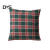 Vánoční povlak na polštář kostkovaný potisk Jednostranný potisk Stálobarevný skrytý zip Dostupné dvě velikosti Dekorace na pohovku Throw Povlak na polštář Polštář Sham