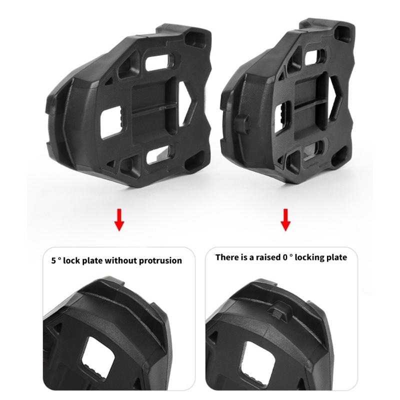 2pcs Light weight Durability Cleats Universals Cycling Cleats with Antislip for Enhancing Cycling Efficiency
