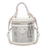 Niche design portable cylinder bag women's bag new bucket bag mobile phone bag messenger bag