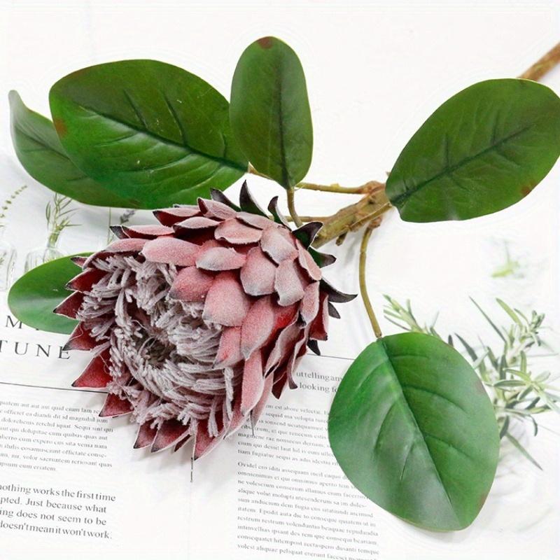 

1 шт. Европейский стиль Высокая имитация Флок Императорский цветок, для фестивальных букетов