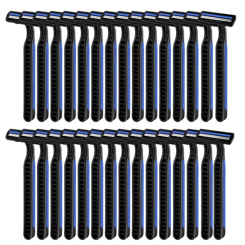 5/10 Pcs Stainless Razor Blades Disposable Stainless Steel Hospitality Quality Shavers High End Twin Blade Razors for Men