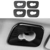 Fit For Volvo XC90 2016-2023 Black Titanium Roof Sunroof Hook Frame Trim 4PCS