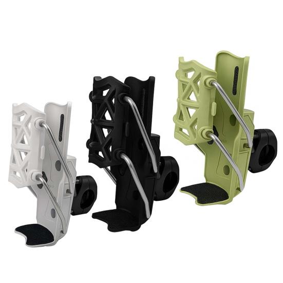 2Pcs Adaptive Cycling Water Bottle Holder 360 Degree Rotatable Automatic Clamping Bicycle Water Bottle Cage Universal Motorcycle Water Bottle Mount