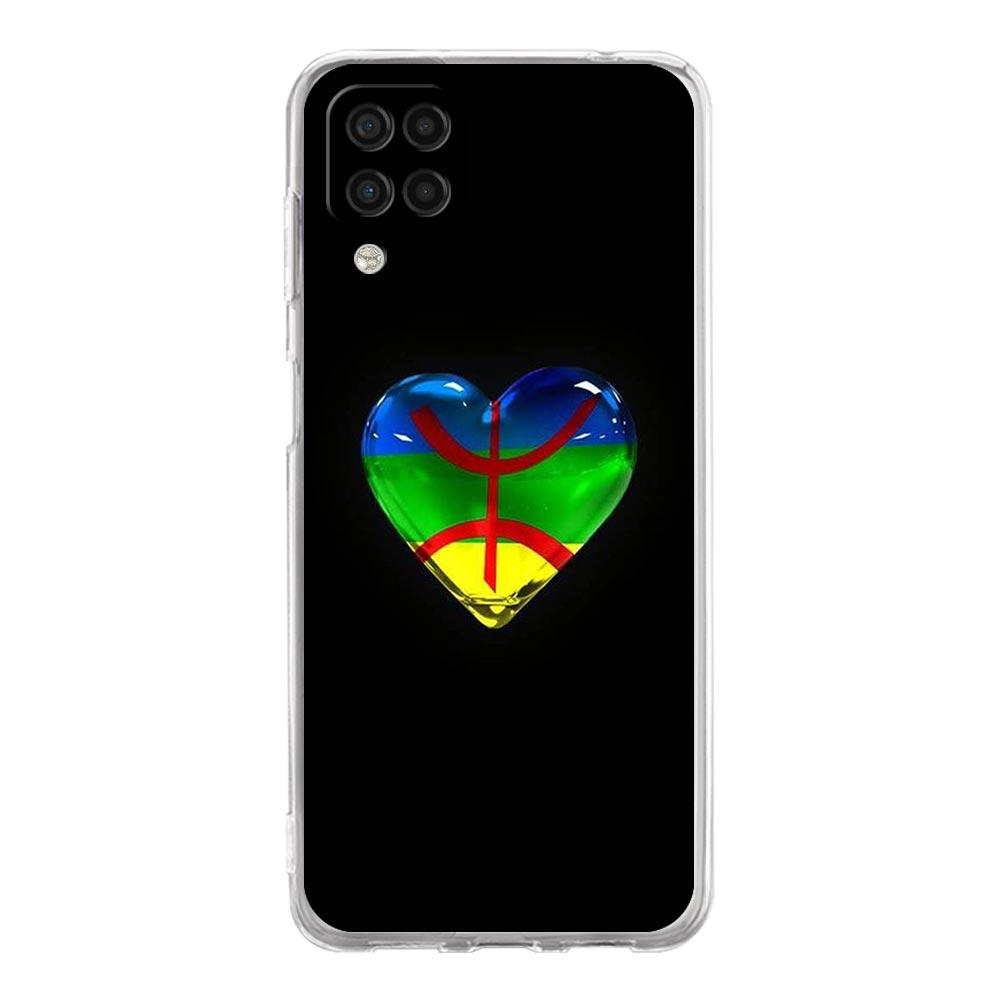 Phone Case for Samsung A13 A15 A25 A51 A71 A21S A11 A12 A31 A52 A41 A23 A53 A73 A32 5G A03S A05s Cover Amazigh Berber Flag