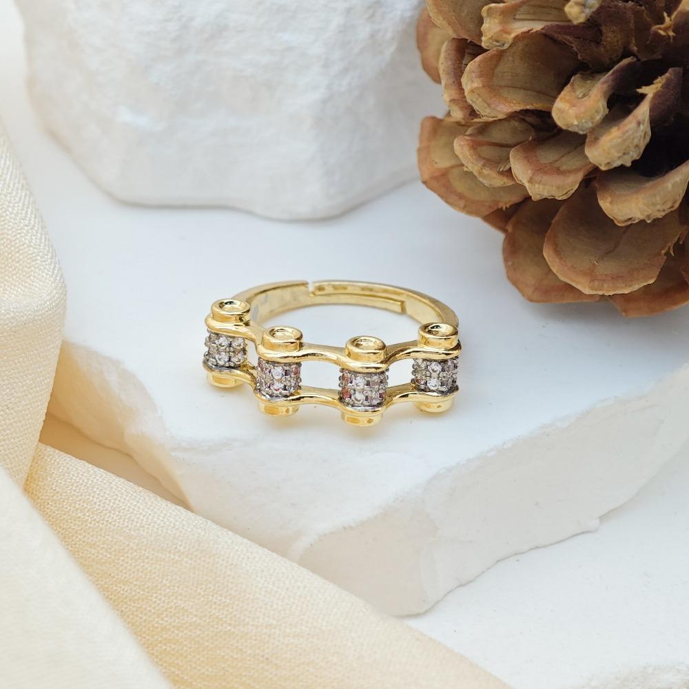 Bracelet Européen et Américain Rétro Bicolore Cuivre Électroplaqué Zirconium Luxe Léger Ne Se Décolore Pas Bracelet Polyvalent Haut de Gamme pour Femme