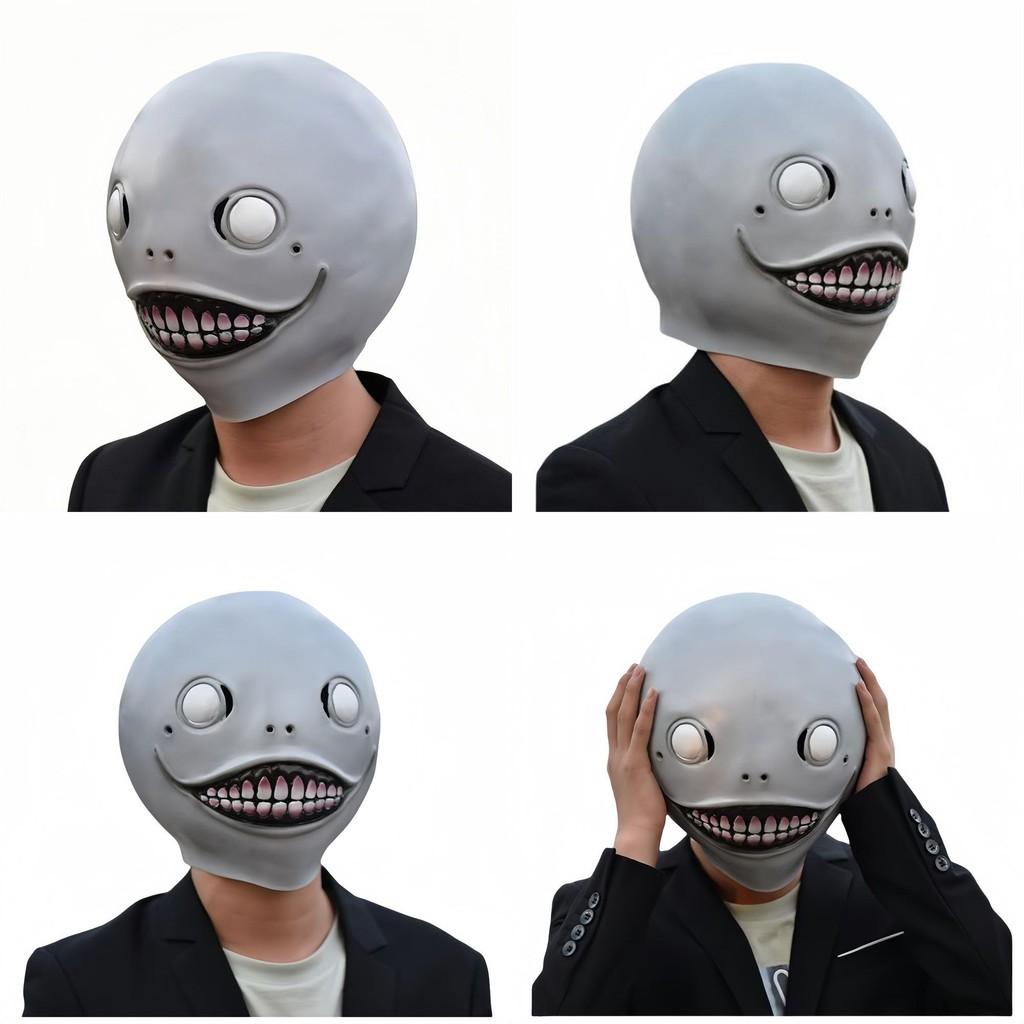 Nier Automata Emil Latex Mask Cosplay Headgear For Costume Events