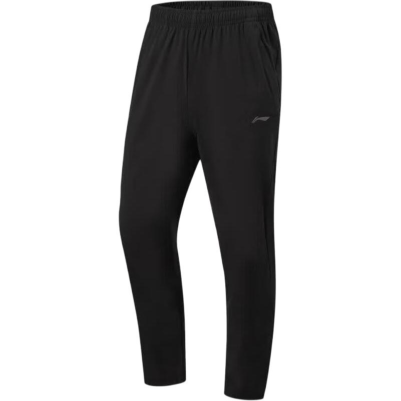 Li-Ning Однотонные Простые Мягкие Модные Спортивные Длинные Штаны Мужские Брюки AYKW779-2 S