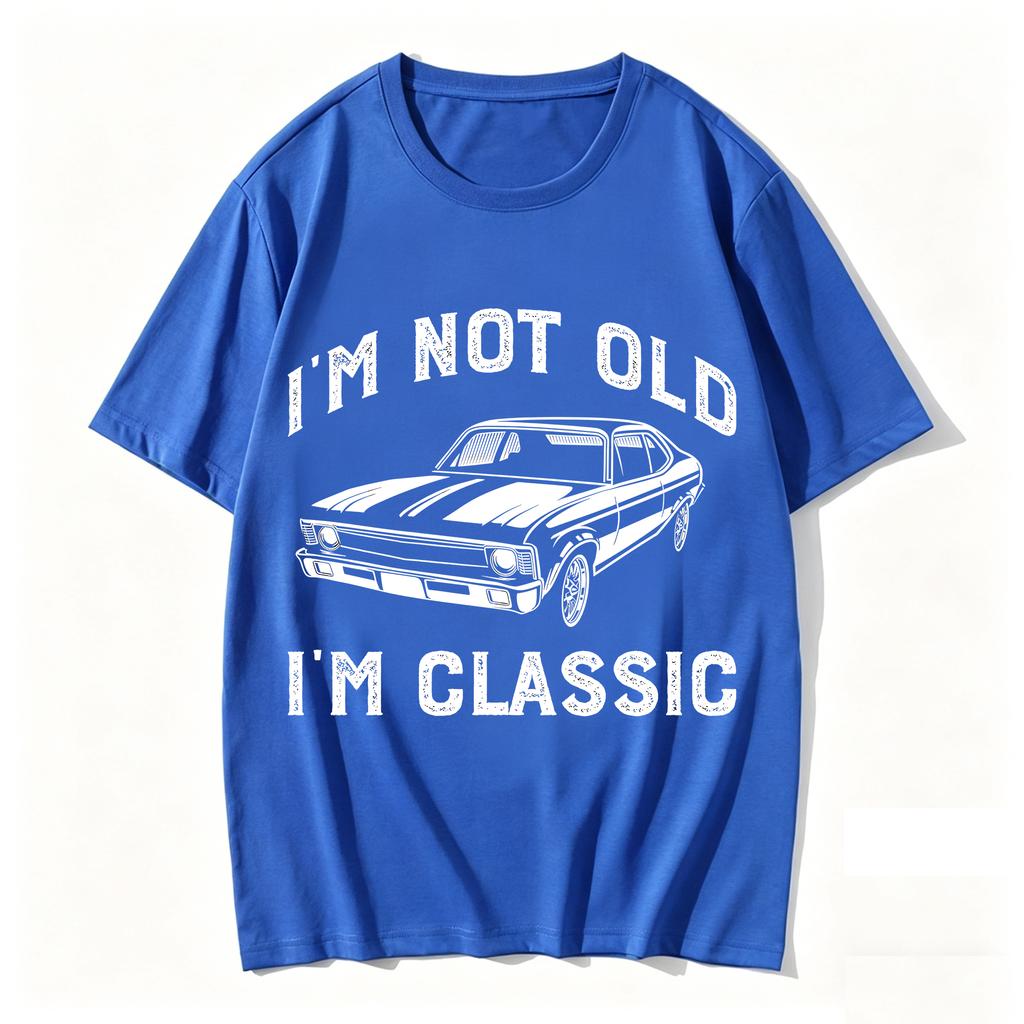 Im Not Old Im Classic TShirt Funny Car Graphic Tee Vintage Retro T Shirts for Unisexs Birthday Presents for Dad Tshirt