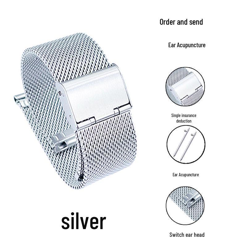 

Універсальний міланський ремінець для смарт-годинника з нержавіючої сталі для Apple, Samsung, Huawei та iWatch. 22*22mm