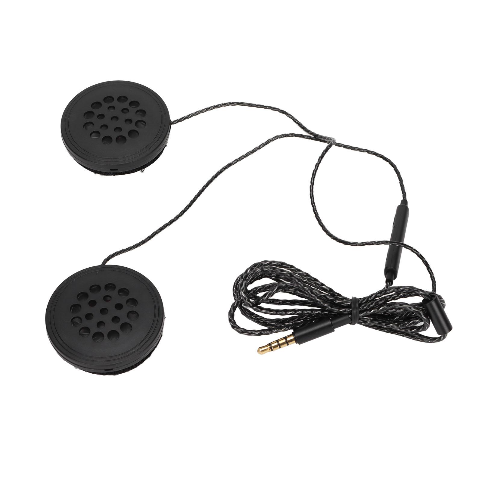 

T33 Motorcycle Helmet Headset Wired Stereo 3.5mm Racing Helmet Headphone for Outdoor Sports