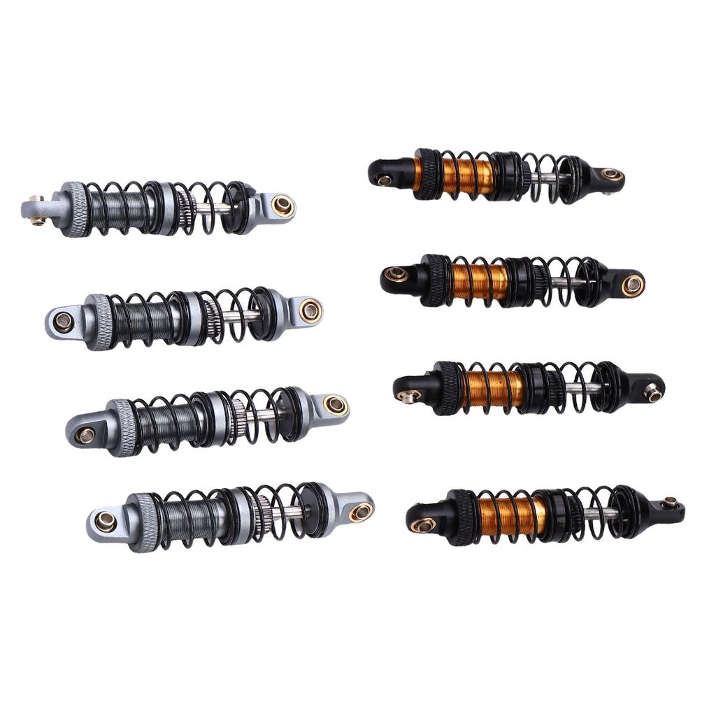 4PCS 70mm RC Shock Absorber Set Double Stage Spring Alloy RC Shock Damper Absorber for 1/10 RC Cars