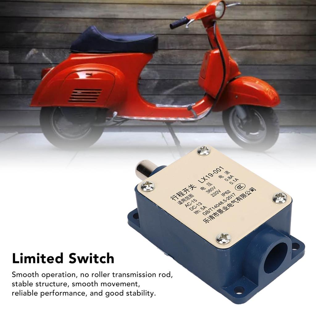 2Pcs Travel Switch LX19 001 AC380V DC 220V 5A Limit Switch Automatic Reset Overtravel Limit Switch