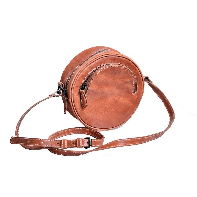 Vintage řemeslné malé kulaté drdoly vrstvené crossbody přes rameno krabičkové kulaté kabelky a tašky pro ženy