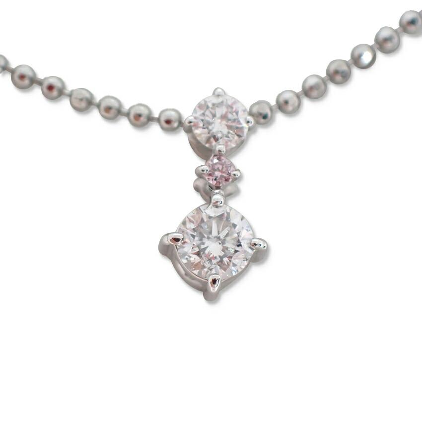 

[Був у використанні] Pt850/K18WG діамант/0,30 карат кулон/намисто/g427-40