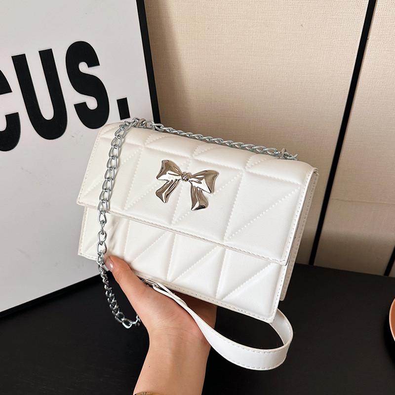 2024 Fashionable Stylish Shoulder Bag Chic Chain Small Square Handbag For Women