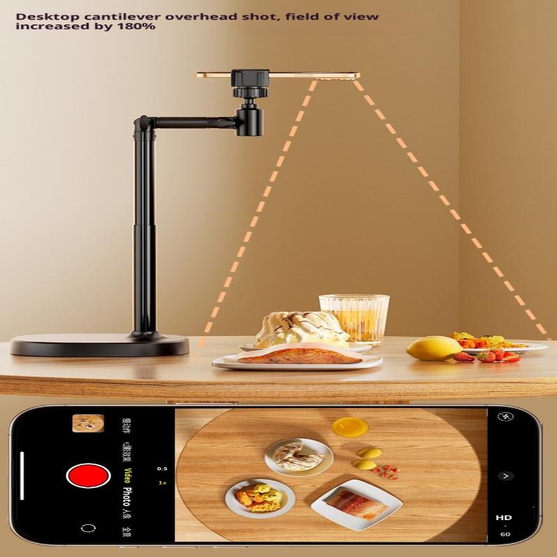 360° nastavitelný úhel a výška Stolní stojánek na telefon - Perfektní líný držák na telefon pro všechny telefony Stojan na tablet Držák na telefon