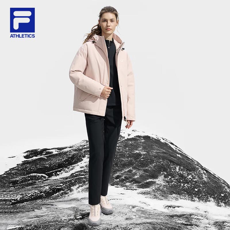 FILA Women's Loose Fit Hooded Down Jacket