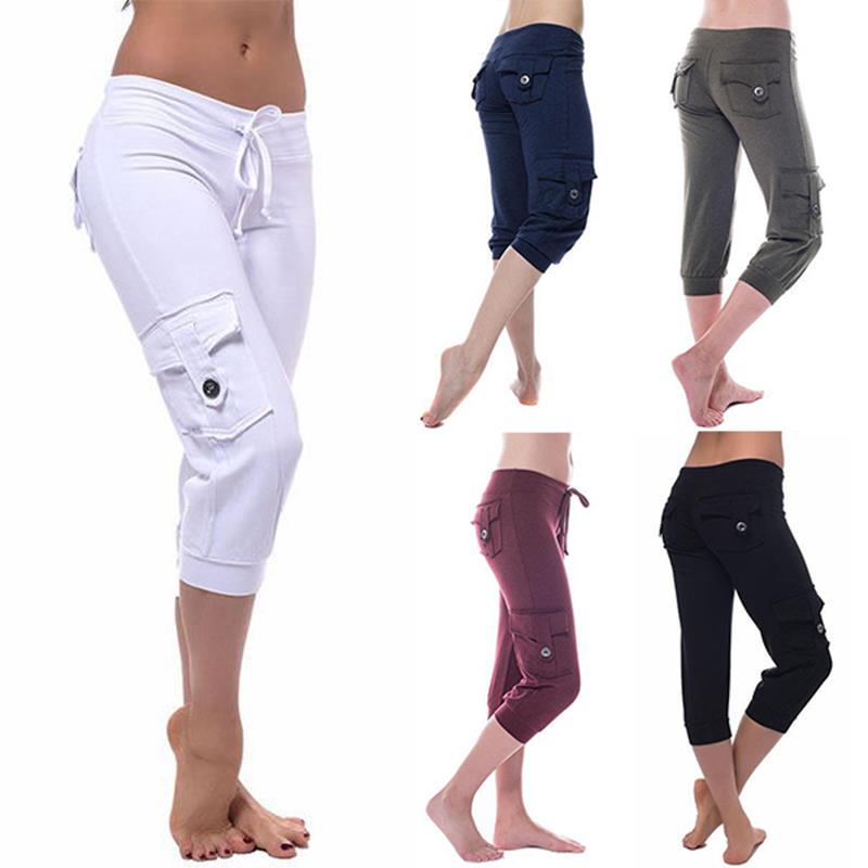 Simple Outdoor Wear Bottom Women Clothing Yoga Pant Short Pants Accessories