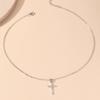 Men's and Women's Minimalist Cross Pendant Necklace - Contemporary Cold Style