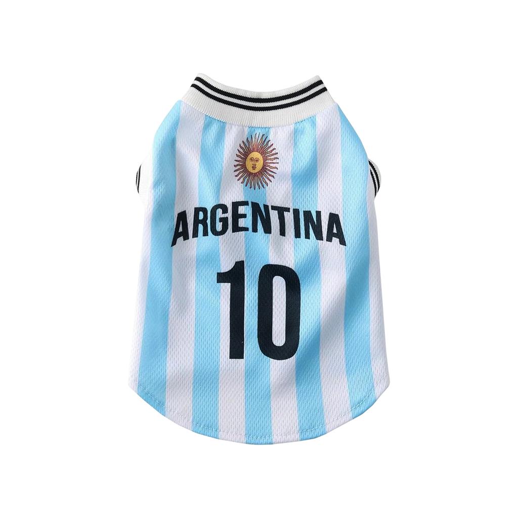 Pet Summer Soccer , Dog Sports Costume for Small Medium Large