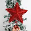 Pentagram Cutout 3D Star Christmas Tree Topper Ornament