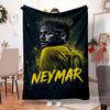 Coperta per Celebrazioni Neymar Coperta in Flanella da Esterno per Campeggio, Escursionismo, Feste in Giardino, Essenziale per Picnic, regalo per famiglia e amici