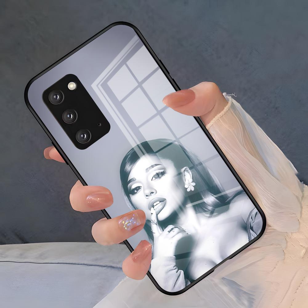 Singer Ariana Grande Phone Case For Samsung A25 A13 A33 5G A54 A36 A35 A56 A52 A14 Shockproof Glass Cover