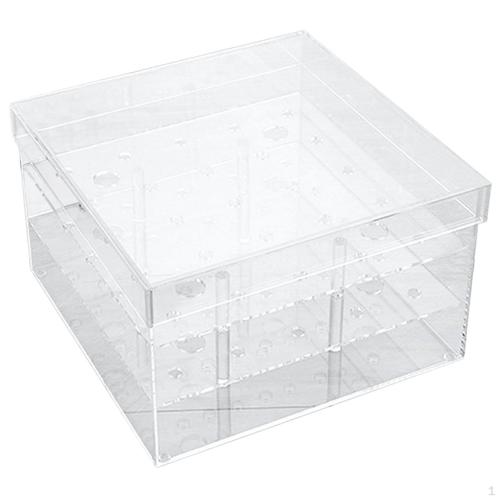 Acrylic Flower Holder Pots Stand with Removable 2 Tiers 25 Hole