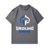 Men 100% Cotton Crew Neck Short Sleeve T-Shirt, Casual Ground Game Spartan Pattern Printed Soft Breathable Summer Daily Wear Top for Male