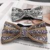 Papillon Uomo Impreziosito con Diamanti per Serata Formale in Materiale Ceramico