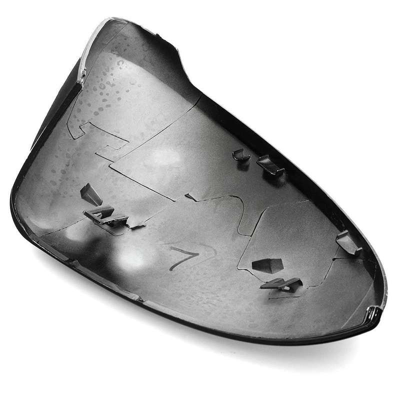 Gloss Black Side Mirror Cover Cap Housing Shell For Volkswagen Golf 7 / 7.5 Mk7 / Mk7.5 GTI / R / GTD