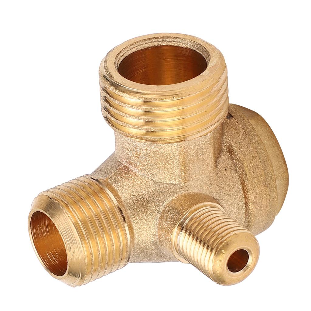 Check Valve Brass Material 1?Way Threaded Connection Air Pump Accessories 12x38x10