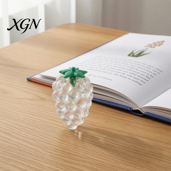 Office Desk Toy Strawberry Grape Stress Relief Toy, Realistic Fruit Squeeze Sensory Shaped Fidget Anxiety Relieving for Kids Adults