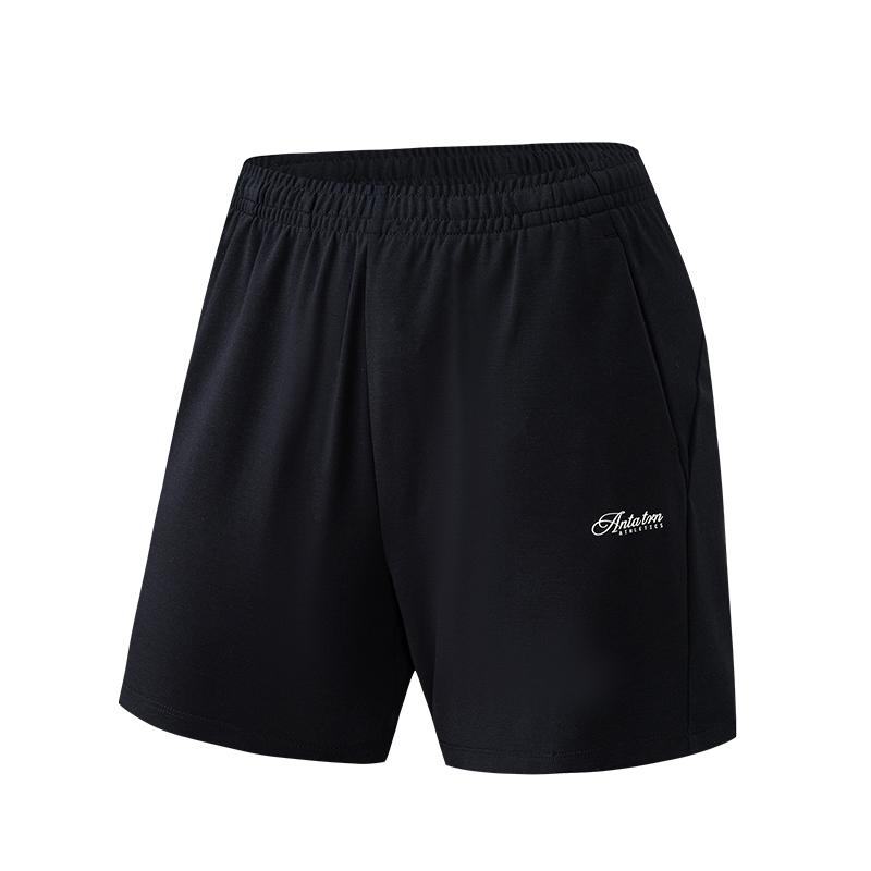 

Anta Fashion Letter Mid Waist Versatile Sports Casual Shorts Women shorts 162627325-1 L