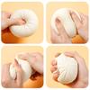 Bun Squeeze Toy with Steamer Anxiety Stress Relief Dough Ball Pinch Sensory Toy Kids Teens