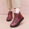 Women's High-Top Winter Plush Cotton Shoes - Ideal for Middle-Aged and Elderly