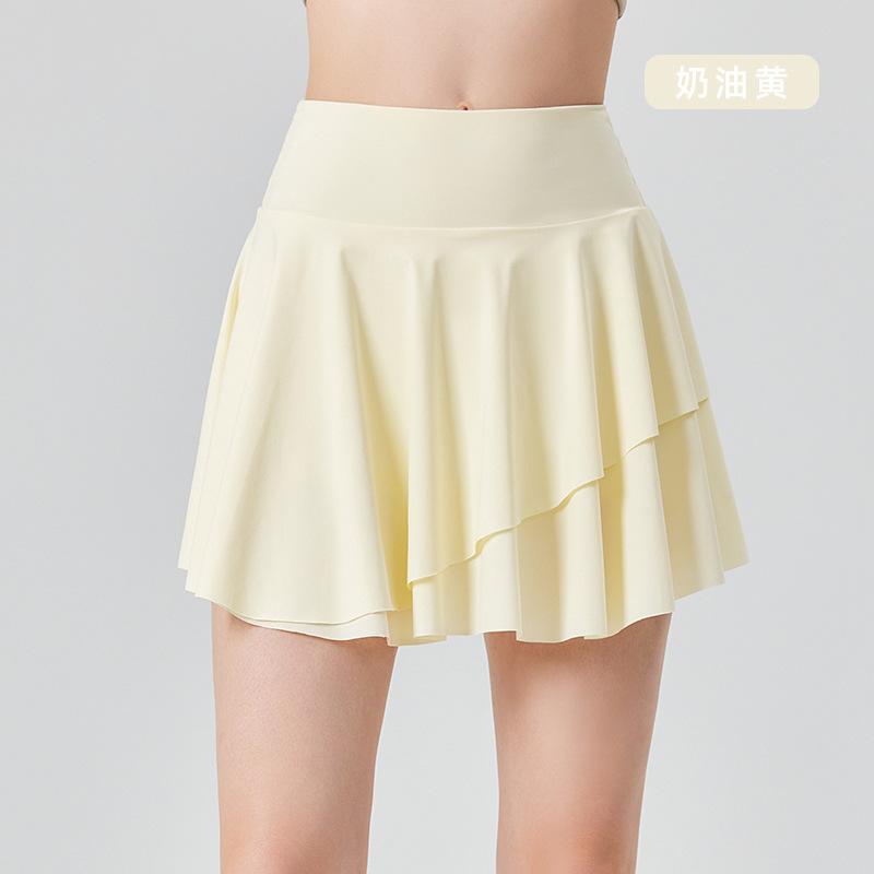 Sports Golf Short Skirt Women's Quick-Drying Sports Skirt High Waist Tennis Pleated Short Skirt Yoga Clothing